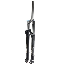 WOFDALY Mountain Bike Fork WOFDALY 27.5 / 29 Inch Air MTB Bicycle Fork Mountain Bicycle Suspension Forks Manual Lockout Forks Straight Tube Rebound Adjust Travel 120Mm Damping Adjustment Bicycle Air Fork Accessories, 27.5 inch