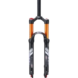 WOFDALY Mountain Bike Fork WOFDALY Mountain Bicycle 26, 27.5 Inch Dual Air Chamber Suspension Forks Damping Adjustment Front Fork 120Mm Travel Aluminum And Magnesium Alloy Bike Accessory Air Shock Front Fork, 27.5 inch