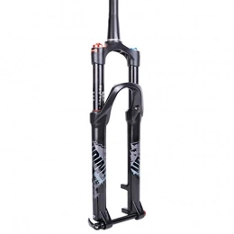 WULE-RYP Spares WULE-RYP 120mm Travel Air Fork 26 27.5 Inch Forged Thru Axle QR Quick Release Suspension Straight Tapered Tube MTB Bicycle Bike Fork (Color : 27.5 1.125 QR)