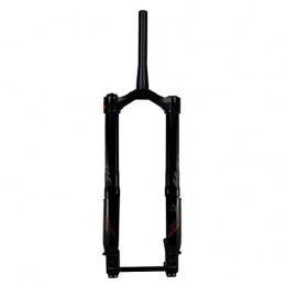 WULE-RYP Spares WULE-RYP MTB Moutain 26inch Bike Fork Fat bicycle Fork Air Suspension snow Forks Aluminium Alloy 26" 5.0" Tire thru axle15*150 1-1 / 2centrum (Color : Black)