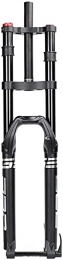 WYJW Spares WYJW Mountain Bike Downhill Air Front Fork 27.5 29 Inch, Double Shoulder, MTB Disc Brake Suspension Forks