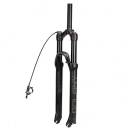 XLAHD Mountain bike fork 26 27.5 29 Inch MTB Suspension Fork, Travel 100mm Damping Adjustment AIR Pneumatic System Aluminum Alloy Tube MatteCompact Storage, Easy Clean