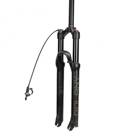 XYSQ Mountain Bike Fork XYSQ 26 / 27.5 / 29 Inch Mountain Bike Front Suspension Fork Air Travel 140mm QR 9x100mm Damping Adjustment Disc Brake Cycling Accessories (Color : Black, Size : 29 inch)