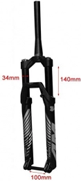 XZ Mountain Bike Fork XZ High Quality Shoulder Line Control Suspension Forks, Mountain Bike Bucket Shaft Fork with Quick Release Shock Absorber Fork Damping Adjustable, B, 26