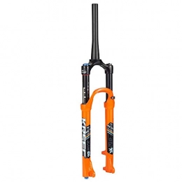 YQSB Mtb 120mm Air 29 Inch Fork Suspension Lock Straight Tapered Thru Axle Qr Quick Release for Mountain Bike,orange,27.5