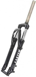 YXYNB Mountain Bike Fork YXYNB Mountain Bicycle Fork 26in Suspension Fork High-Carbon Steel Downhill Fork Mountain Bike Air Fork Stroke, 100mm, Black, White