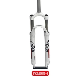 YZLP Mountain Bike Fork YZLP Bike forks Mountain bike fork 26 inch 27.5 inch aluminum alloy suspension fork mechanical fork (Color : White / Red Standard, Size : 27.5)