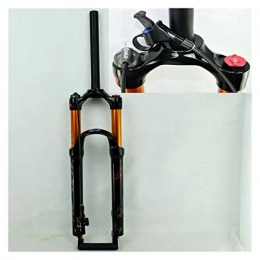 Z-LIANG Mountain Bike Fork Z-LIANG Bicycle Air Fork 26" 27.5" 29inch ER 1-1 / 8“”MTB Mountain Bike Suspension Fork Air Resilience Oil Damping Line Lock For Over (Color : 29RL gloss black)