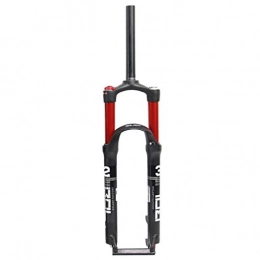 Zatnec Mountain Bike Fork Zatnec Downhill Suspension Forks, 26" / 27.5 Aluminum Alloy Disc Brake Damping Adjustment Tube 1-1 / 8" Travel 100mm Shock Fork (Color : B, Size : 26inch)