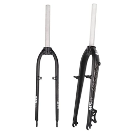 ZCXBHD Mountain Bike Fork ZCXBHD 26 / 27.5" MTB Rigid Fork 1-1 / 8" Threadless Straight Steerer Disc / V Brake Quick Release MTB Front Fork Aluminum Alloy Super-Light Bike Hard Forks (Color : A, Size : 26 / 27.5in)