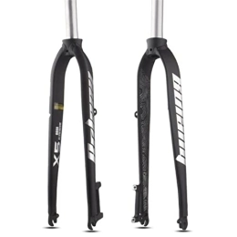 ZECHAO Mountain Bike Fork ZECHAO 1-1 / 8" Aluminum Alloy MTB Bike Front Fork, 26 / 27.5 / 29in 28.6mm Threadless Steerer Quick Release 9mm Disc Brake Suspension Front Fork Accessories (Color : Black, Size : 29inch)