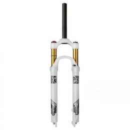 ZECHAO Mountain Bike Fork ZECHAO 29 / 27.5 / 29er Mountain Bike Suspension Forks, Ultralight Aluminum Alloy Rebound Adjustment 9mm Axle 120mm Travel with Graduated Ruler (Color : Straight Manual Lock, Size : 27.5inch)