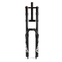 ZECHAO Mountain Bike Fork ZECHAO Mountain Bike Suspension Fork, 27.5 / 29in Double Shoulder Air Fork 1-1 / 8" Bicycle Shock Absorber Forks 150mm Travel 9mm Axle Accessories (Color : Black, Size : 29inch)