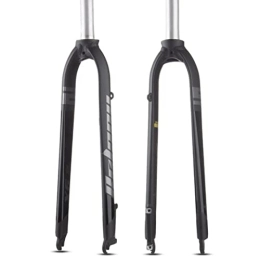 ZECHAO Mountain Bike Fork ZECHAO MTB Bicycle Suspension Fork, 26 / 27.5 / 29in Aluminum Alloy Hard Fork Disc Brake 9mm Axle Quick Release For Outer Tire 2.35 Accessories (Color : Gray, Size : 26inch)
