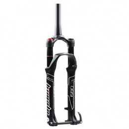 ZNBH Mountain Bike Fork ZNBH MTB Bicycle Suspension Forks 26 27.5 29 Inch Bicycle Air Shock Absorbers Rebound Adjust Tapered Tube 39.8mm Manual Lock Axle 15mm Travel 120mm