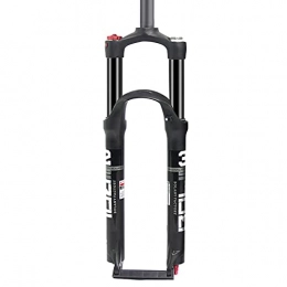 ZQW Mountain Bike Fork ZQW Mountain Bike Forks Suspension Air Fork, 26 / 27.5 / 29in Cycling Absorber Fork Double Air Front Fork, Straight Tube 1-1 / 8", Travel 100mm, QR 9MM (Color : A, Size : 26inch)