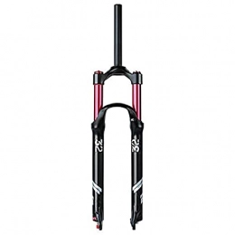 ZQW Mountain Bike Fork ZQW Suspension Bike Fork, 26 / 27.5 / 29 Inch MTB Bike Front Fork Straight Tube Rebound Adjustment Disc Brake Manual Lock / Remote Lock (HL / RL), Stroke 120mm (Color : A, Size : 29inch)