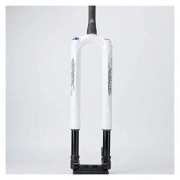 ZSR-haohai Spares ZSR-haohai Bicycle Carbon Fork MTB Mountain Bike Fork Air 27.5 29" RS1 ACS Solo 15MM*100 Predictive Steering Suspension Oil and Gas Fork (Color : 29 inch white)