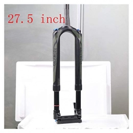 ZSR-haohai Spares ZSR-haohai RS1 MTB Carbon Fork Thru Axle 100 * 15mm Air 27.5 29inch Bicycle Fork ACS Solo Predictive Steering With Accelerato Suspension Fork (Color : 27.5 inch Black)