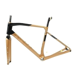 Alomejor Spares Alomejor Ultralight Carbon Fiber Bike Frame Lightweight Bicycle Frame Exquisite Workmanship with Internal Routing for Road Racing Mountain Biking (S-43CM)