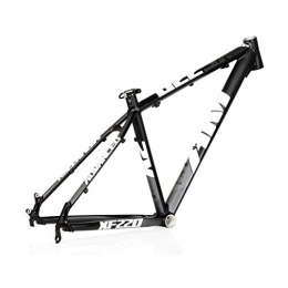 Mountain Bike Mountain Bike Frames AM / XF220 Mountain Bike Frame, 26 / 27.5 Inch Lightweight Aluminum Alloy Bike Frame, Suitable For DIY Assembly Of Mountain Bike Accessories(Black / white (Size : 26")