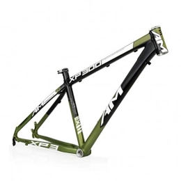 Mountain Bike Mountain Bike Frames AM / XP300 Mountain Bike Frame, 26 / 16 Inch Lightweight Aluminum Alloy Bike Frame, Suitable For DIY Assembly Of Mountain Bike Accessories(Black / green