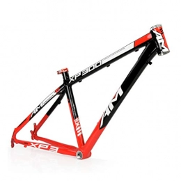 Mountain Bike Mountain Bike Frames AM / XP300 Mountain Bike Frame, 26 / 16 Inch Lightweight Aluminum Alloy Bike Frame, Suitable For DIY Assembly Of Mountain Bike Accessories(Black / red）