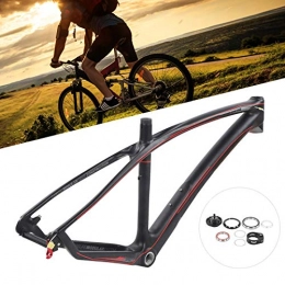 01 02 015 Spares Bicycle Front Fork Frame, Sturdy and Durable Bicycle Frame Good Sense Of Use with Headset Seatpost Clip Tail Hook for Mountain Bike