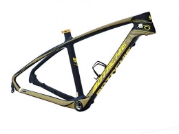 BIKECO Carbon Fiber Mountain Bike Frame Full Carbon Lightweight MTB Frame Mountain Bicycle Frame 26er MTB Matte Black Bicycle Frame Internal Cable Routing