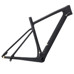 CUTULAMO Mountain Bike Frames CUTULAMO Bike Front Fork Frame, No Deformation Corrosion Resistance Lightweight Excellent Hardness Bike Frame with Seatpost Clip for Mountain Bike(29ER*19 inch)