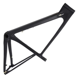 Dilwe Mountain Bike Frames Dilwe Bike Front Fork Frame, Carbon Fiber Corrosion Resistance Bicycle Frame Upgrade Accessory for Mountain Bicycle(29ER*17inch)