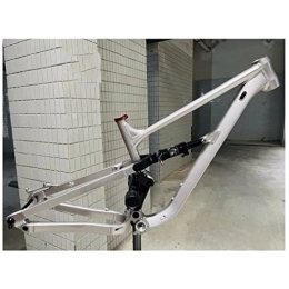 FAXIOAWA Mountain Bike Frames FAXIOAWA Mountain Bike Suspension Frame 26 / 27.5 / 29er MTB Frame 14.5'' / 16.5'' / 18'' Thru Axle 148mm Boost Frame Disc Brake Aluminium Alloy Frame DH / XC / AM Silver (Size : 27.5 * 14.5'')