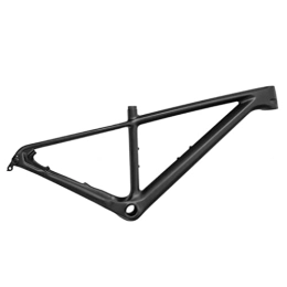 FAXIOAWA Mountain Bike Frames FAXIOAWA MTB Frame 29er Carbon Fibre Racing Mountain Bike Frame Disc Brake 15'' / 17'' / 19'' Frame Thru Axle 12 * 148mm Boost BB92 (Color : 29 * 19'' Black)