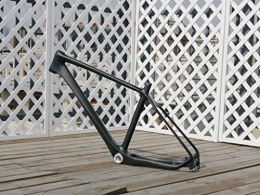 Flyxii Mountain Bike Frames Flyxii 26er Carbon Fiber Mountain Bike Frame 18" - 3K carbon Matt MTB Frame for BB30