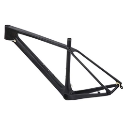 Gaeirt Spares Gaeirt Carbon Fiber Front Fork Frame, Ultra-light Bike Frame No Deformation Carbon Fiber with Seatpost Clip Tube Shaft Tail Hook for Mountain Bike for Road Bike(29ER*19 inch)