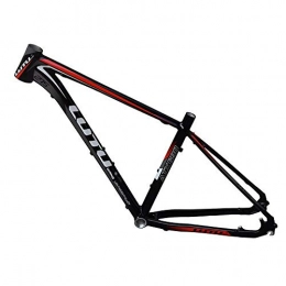 Gububi Spares Gububi Bike frameset 27.5 Inch Inner Line Mountain Bike Frame Aluminum Alloy Frame Bicycle Ultra Light Frame (Color : Black, Size : One size)