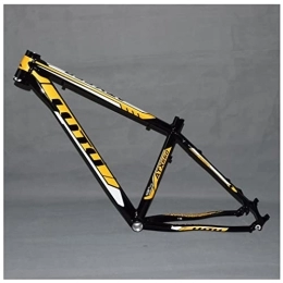 HIMALO Mountain Bike Frames HIMALO 26er Mountain Bike Frame 16'' / 18'' Aluminum Alloy Disc Brake MTB Frame QR 135mm XC (Color : Geel, Size : 26 * 16'')