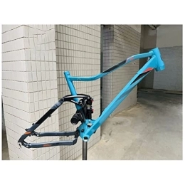 HIMALO Mountain Bike Frames HIMALO Aluminium Alloy Suspension Frame 26 / 27.5er Mountain Bike Frame 19'' QR 135mm Disc Brake MTB Frame DH / XC / AM Travel 120mm, With Rear Shocks (Size : 26 * 19'')