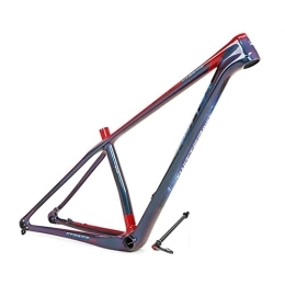 HIMALO Mountain Bike Frames HIMALO Carbon Fiber MTB Frame 15'' 17'' 19'' 27.5er 29er Hardtail Mountain Bike Frame XC Thru Axle 12x142mm Internal Routing Frame Disc Brake (Size : 29 * 15'')