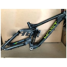 HIMALO Mountain Bike Frames HIMALO Downhill Suspension MTB Frame 26 / 7.5er Mountain Bike Frame Travel 200mm Aluminium Alloy Disc Brake Frame Thru Axle 12 * 142mm, With Rear Shock (Size : L / Large)