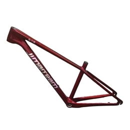 HIMALO Mountain Bike Frames HIMALO Full Carbon MTB Frame 27.5er 29er Hardtail Mountain Bike Frame 15'' 17'' 19'' Bicycle Frame QR 135mm Disc Brake Routing Internal (Size : 29 * 17'')