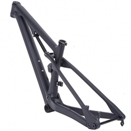 HNXCBH Spares HNXCBH Bicycle frameset Full Suspension Frame Bike 148 * 12mm MTB Bicycle Frame (Color : 29er 17.5inch Matte)