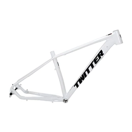 SuIcra Spares MTB Frame 27.5 / 29er Hardtail Mountain Bike Frame 15'' / 17'' / 19'' 12 * 148mm Thru Axle Boost Frame XC Aluminum Alloy Disc Brake Frame Routing Internal (Color : White, Size : 29 * 19'')