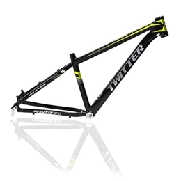 Samnuerly Spares MTB Frame Hardtail Mountain Bike Frame 15.5 / 17 / 19''' Aluminum Alloy Bicycle Frame Quick Release 135mm BB68mm Routing Internal Bike Frame For 27.5 / 29 Inch Wheels ( Color : Black blue , Size : 19x2