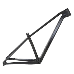 OKUOKA Mountain Bike Frames OKUOKA Bike Front Suspension Bike Frames Mountain bike frame With seat tube Carbon fiber T1000 Off-road riding equipment Wheel set 27.5 / 29ER (Color : 29ER, Size : 19")