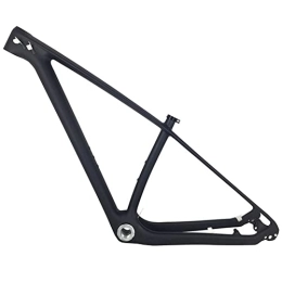 OKUOKA Spares OKUOKA Bike Front Suspension Bike Frames T1000 carbon fiber 27.5 / 29ER Mountain bike accessories High-strength frame BSA 73mm，Compatible QUICK RELEASE / THRU AXLE (Color : 29er, Size : 17")