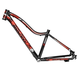 QDY Mountain Bike Frames QDY-26 inch Aluminum Alloy Mountain Bike Frame Women's Bicycle Parts Cycling Bike Accessories, black red