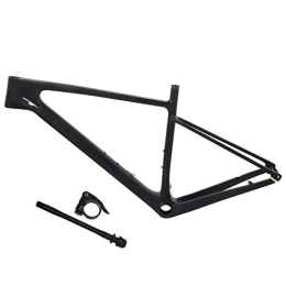 Shanrya Mountain Bike Frames Shanrya Bike Front Fork Frame, Professional Carbon Front Fork Frame Corrosion Resistant with Tail Hook for Mountain Bicycle(29ER*19 inch)