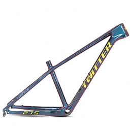 SHUAIGUO Mountain Bike Frames SHUAIGUO Full color changing carbon fiber mountain bike frame 27.5 inch 29 inch XC off-road mountain bike frame, 19 inches