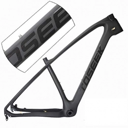 SJSF Y Mountain Bike Frames SJSF Y Bike Frames Bikes Cycling3k Carbon Fiber Mountain Bike Frame T800 Ultralight 29" MTB Matte Black Unibody Internal Cable Routing BB68, 29 * 17inch